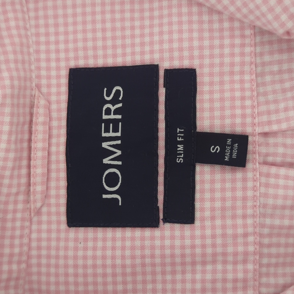 Jomers Men's Gingham Oxford, Long-sleeve